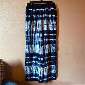 Knox Rose wide leg tie-dye pants Large